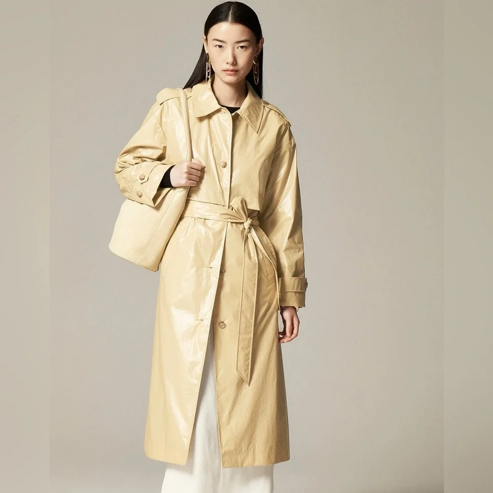 J.Crew Rain-or-shine trench coat CI112